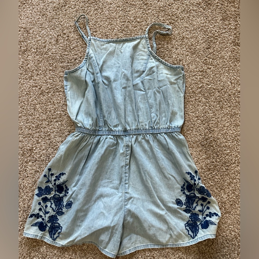 Denim Romper